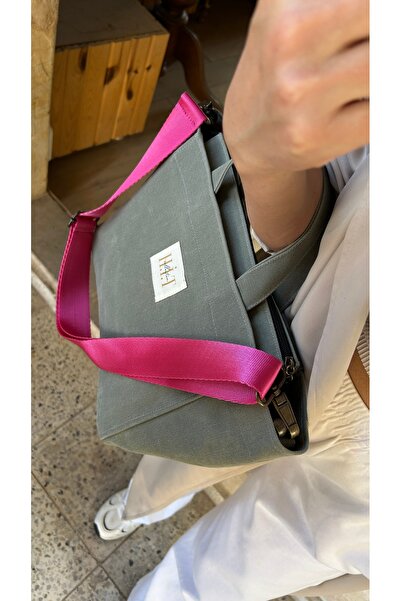 HİT Collection Fermuarlı Mumlu Kanvas