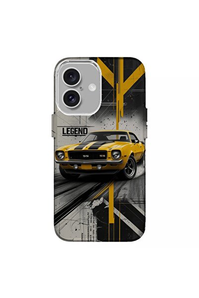 Turkuaz iPhone 16 Compatible Bumblebee Design Luxury Silicone Case