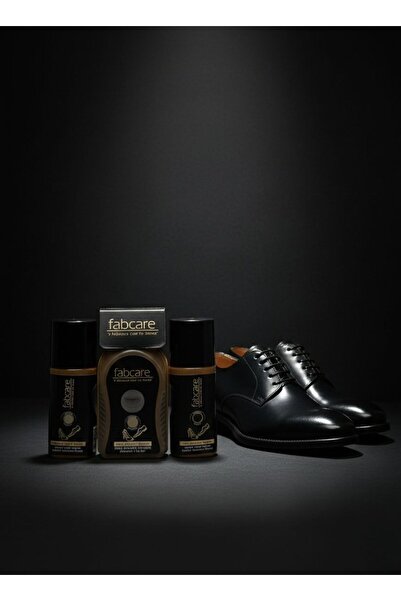 Fabcare Mini Ayakkabı Bakım Seti – 3’lü (Siyah Likit Boya, Renksiz Parlatıcı ...