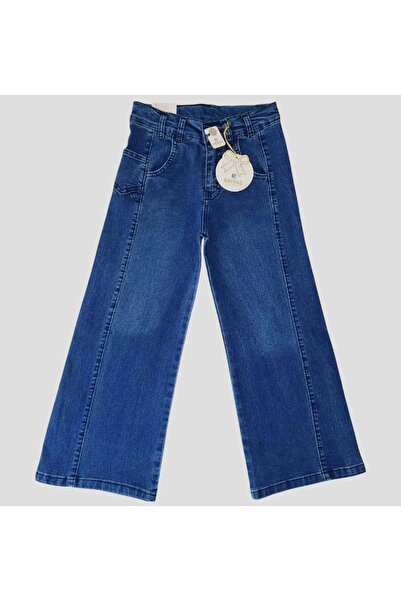 BAŞAK ÇOCUK GİYİM 428684 KIZ KOT PANTOLON 5Y,6Y,7Y,8 YAŞ - MAVİ - 4-5 YAŞ