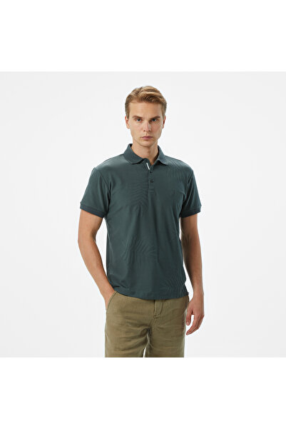 Nautica Erkek Yeşil Classic Fit Desenli Polo