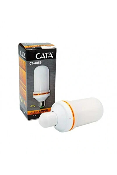 Cata E-27 5w Alev Efektli Led Ampul (Amber)