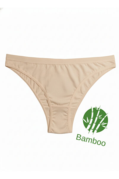 Hmd Women's Bamboo Fabric White Brazilian Panties Comfortable Flexible