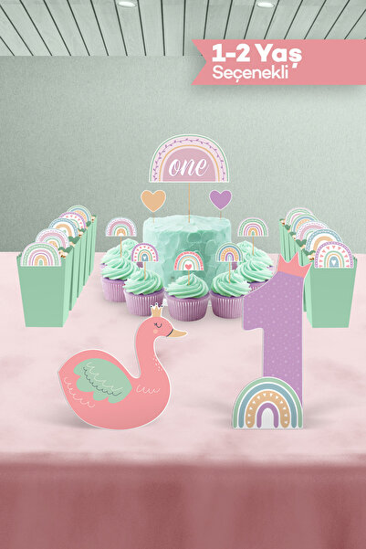 Hey Parti Набір для дня народження дівчинки Boho Girl – (1 рік, 2 роки, конце...