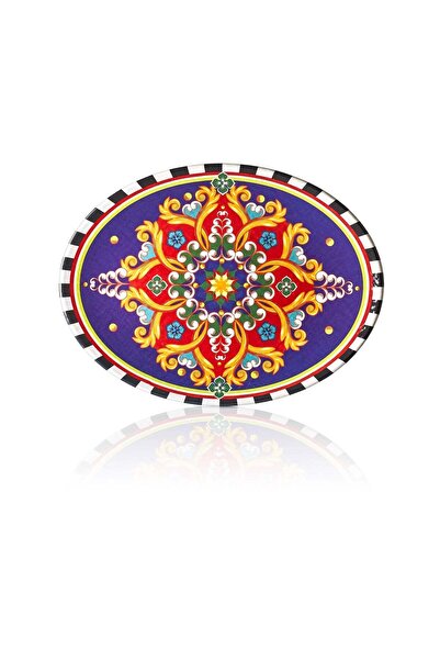 Külsan Melamine Cortoba serving oval plate, size 49 cm