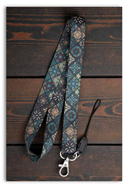 Mia Aurora MiaAurora “Etnik Ritimler” Boyun Askı İpi | Etnik Desenli Askı İpi