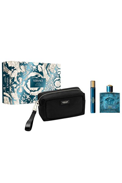 Versace Eros Eau de Parfum Gift Set, Men, 100ml Eau de Parfum + 10ml Eau de Parfum + Bag
