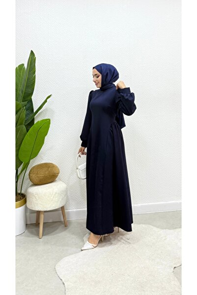 modasusev Rochie Hijab cu mâneci cu balon