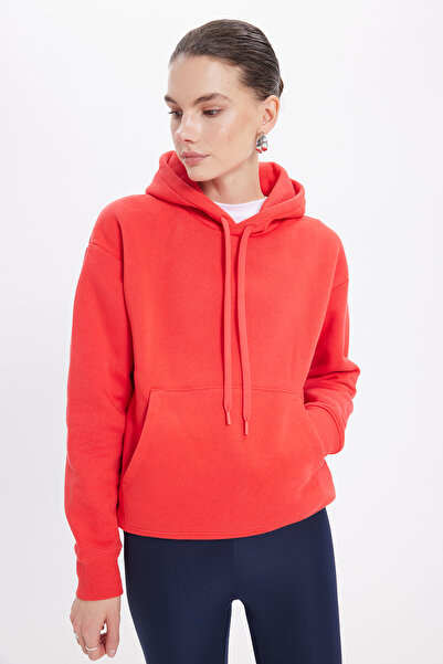 Tudors سويت شيرت نسائي كبير الحجم ذو قصة واسعة من القطن الناعم ذو ملمس ناعم م...