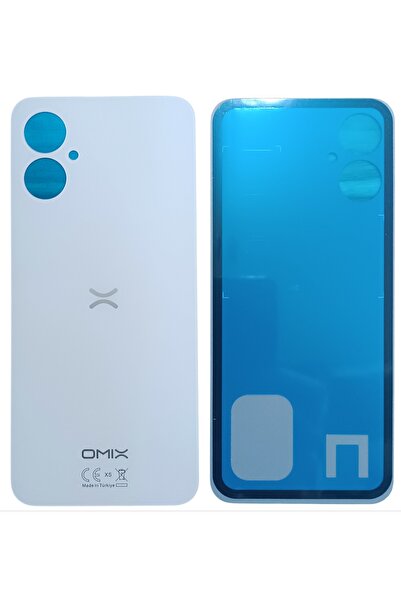 indirimplus Omix X5 Pil Kapağı Omix X5 Arka Kapak Batarya Kapağı BEYAZ Renk İ...