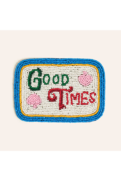 Zsa Zsa Zsu Dadrı Cam - Polyester Bardak Altlığı 12x8 Cm Yeşil