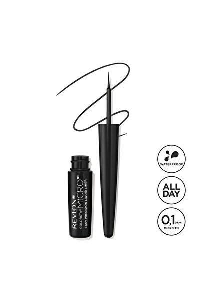 Revlon كحل سائل مايكرو من كولور ستاي، 001 بلاك أوت