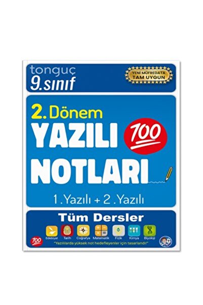 Tonguç Yayınları 9. Sınıf Yazılı Notları 2. Dönem 1 Ve 2. Yazılı