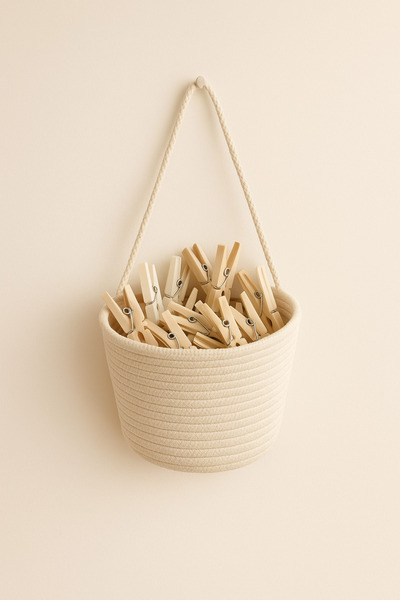 ÖRGÜM Basket Latch Basket Multi-Purpose Basket 15X15 cm Latches Not Included