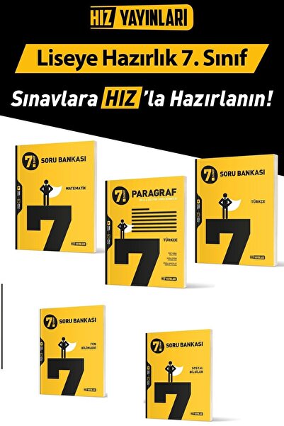Hız Yayınları 7. Sınıf Okula Yardımcı Kaynak Seti