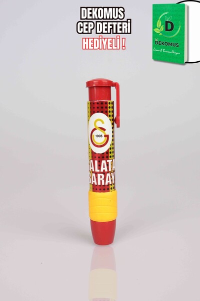 Galatasaray "DEKOMUS CEP DEFTERİ HEDİYELİ" LİSANSLI MEKANİK ROKET SİLGİ