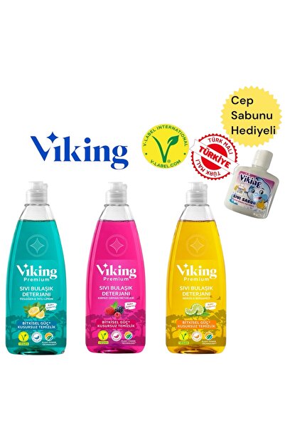 Viking Fesleğen & Tatlı Limon - Nergis & Bergamot - Kırmızı Orman Meyveler Sı...