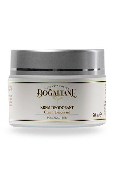 doğaltane Krem Deodorant – Portakal Itır | Vegan & Alüminyum İçermez – 30 ml
