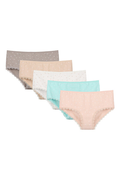 Donella Set of 5 panties, women, 25114, cotton, Donella-5XL INTL