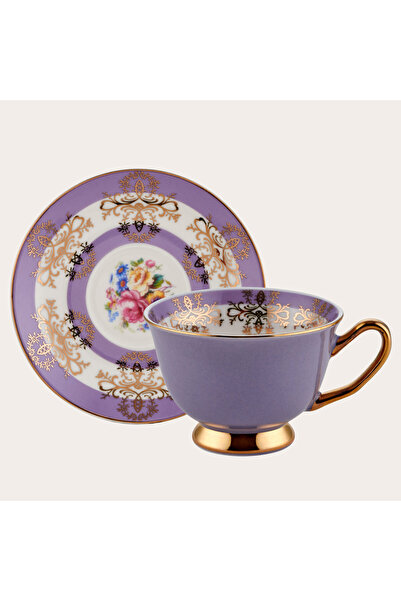 ROY KING 6'LI KAHVE FİNCANI 90 CC MOR