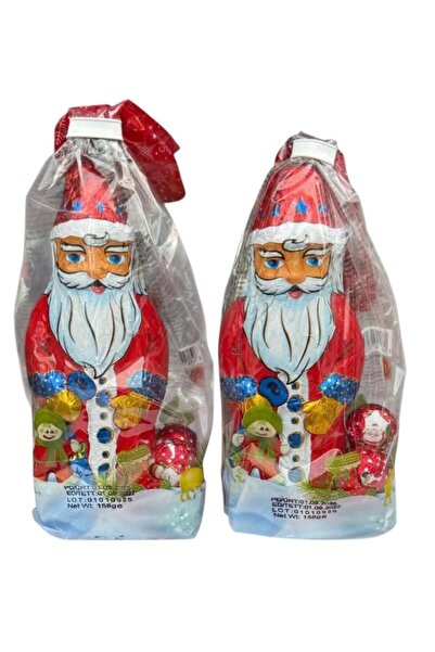 Pofika Santa Noel Baba Yılbaşı Özel Figürlü Büyük Boy Çikolata 158 GR (3 lü)