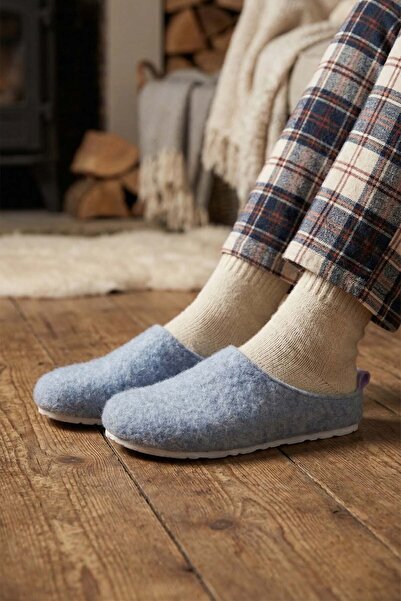 GEZER Women's Winter Comfortable Sole Felt Home Garden Slippers