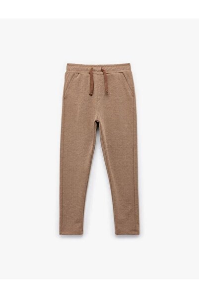 Koton Basic Brown Jungen-Jogginghose 6Wkb40007Tk