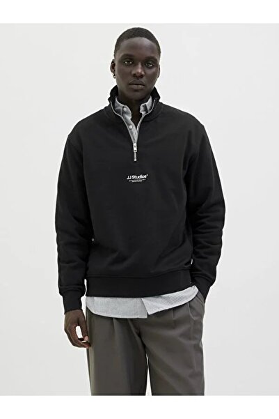Jack & Jones Jjesoho Sweat Quarter Zip Hn Noos Erkek Sweat 12278793