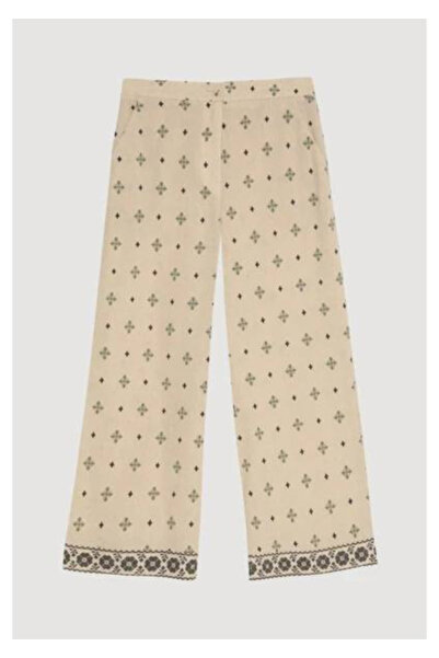 Quzu Kadın Kanvas Pantolon