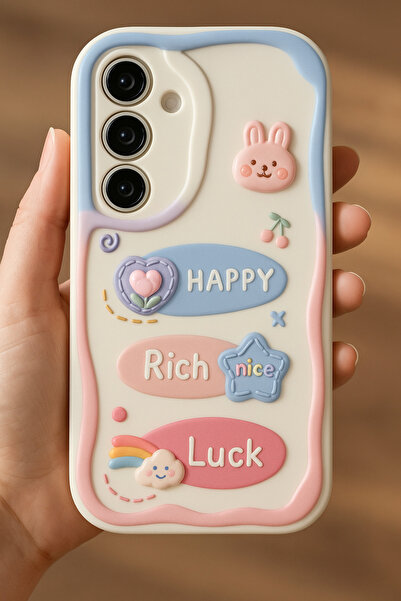 halkhouse Samsung Galaxy S24 FE Kılıf Kamera Korumalı Renkli Esnek Kırılmaz S...