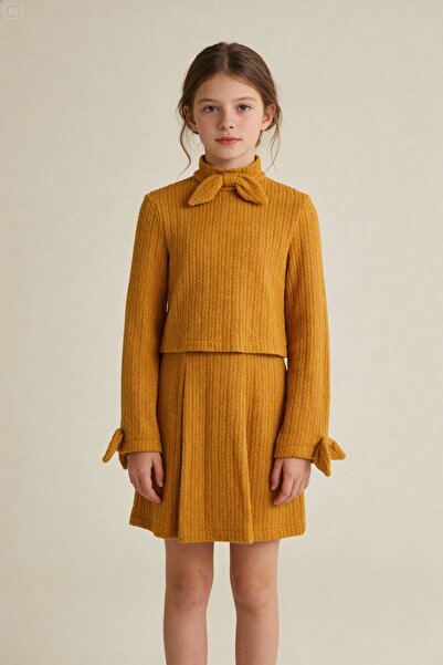 Augie Leauphant Zincir Desenli Turuncu Kazak