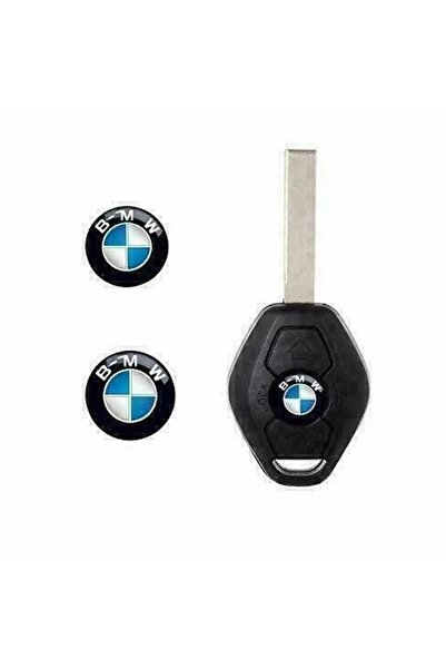 STİLİX GARAGE Bmw Compatible Key Emblem Logo 11 mm 1.1 cm Drop Is Not a Metal It Is a Sticker 2 Pieces