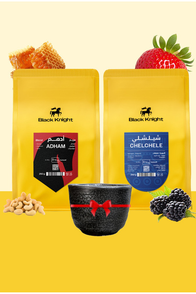 Black Knight حبوب قهوة كاملة بالعسل باقة خاصة 2 حبة قهوة حبوب قهوة فاخرة من