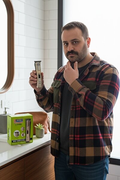 Shavingtech Profesyonel Şarjlı Saç, Sakal, Ense ve Vücut Tıraş Makinesi – Kab...