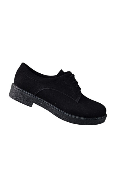 MelAlp Kadın Süet Oxfrod Ayakkabı
