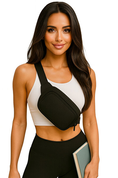 Sofia Women's Black Plush Daily Hand Shoulder Bag