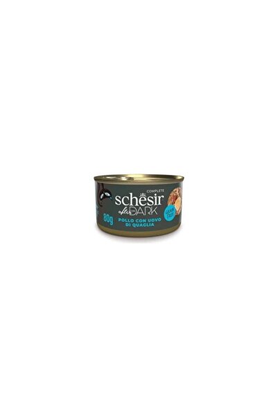 Schesir AfterDark Tavuk ile Bıldırcın Yumurtası Pate Yetişkin Kedi Konservesi...