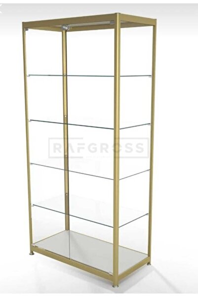 RAFAX Kurulu Teslimat, 40x80xh180,camlı Dolap, Camlı Vitrin, Koleksiyon Dolab...