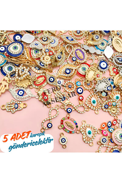 Feron Aksesuar Nazar Boncuğu Charm Seti