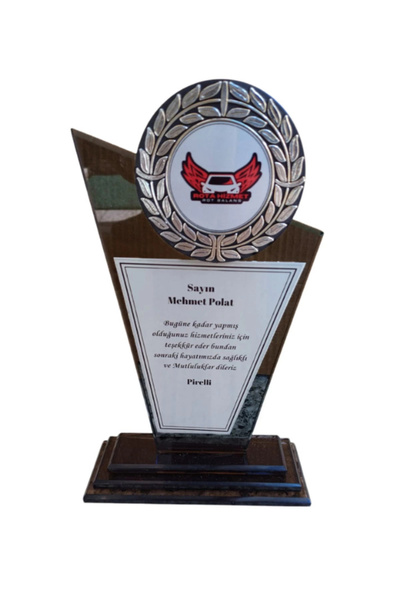 Özcan Tasarım Placă de sticlă de lux - Placă de sticlă de dimensiuni mari - P...