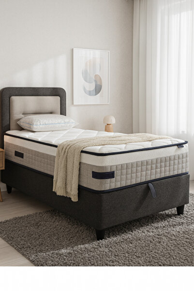 Sar Pakete SarPakete 90x190 Açılır Bazalı Ortopedik Yatak Seti – Depolama Ala...