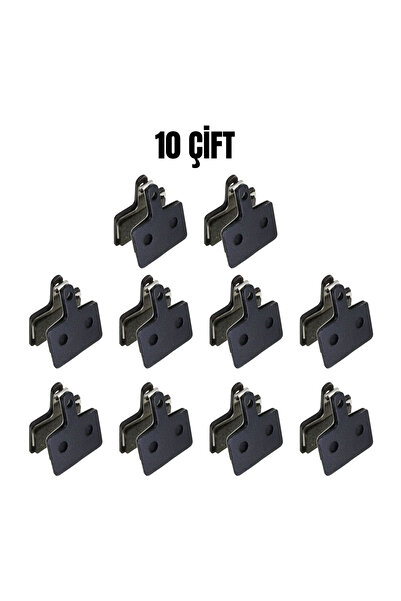 bisiklet dünyam Gorilla G3 Bisiklet & Elektrikli Scooter Uyumlu Disk Fren Balatası Kare [10ÇİFT] M04