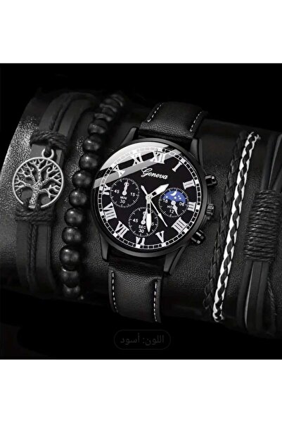 Ivory Pearl ساعة رجالية. سوار. دفتر ملاحظات. قلم ثلاثي. وشوكولاتة. صندوق هداي...