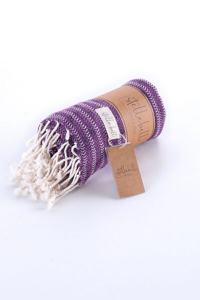 Stella Belli Peshtemal din bumbac modern 90x180 cm - Plajă și prosop |   Falez |   Violet