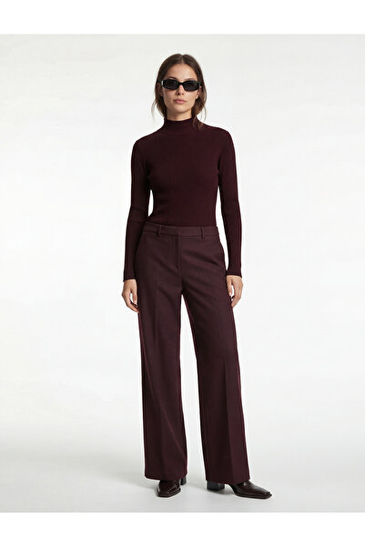 Koton X Melis Ağazat - Long Sleeve Mock Neck Knitwear Sweater