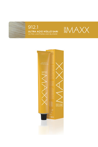 MAXX DELUXE Tüp Boya 60 ml 912.1 Ultra Açıcı Küllü Sarı