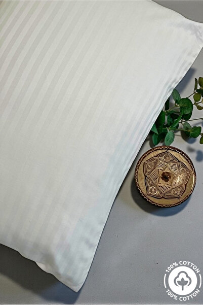 VESSİNOHOME 2-х подушкової наволочки бавовняний сатин готельна наволочка ліні...