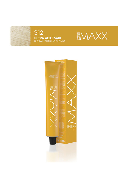 MAXX DELUXE Tüp Saç Boyası 60 ml 912 Ultra Açıcı Sarı