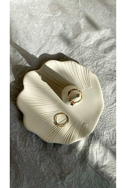 Özalp Decor Yaprak Formunda Pinterest Model Dekor Tabağı, Takı Düzenleme ve O...