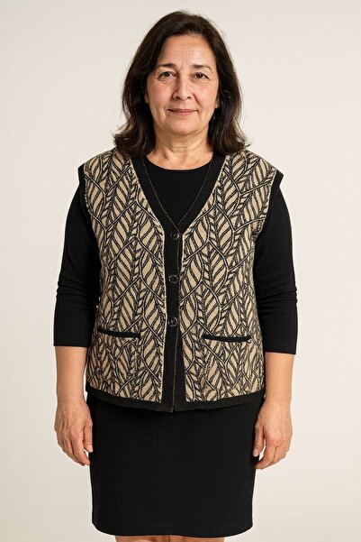 ARTUĞBUTİK Triko Yelek ( Anne yeleği)